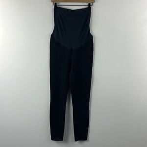 Spanx Mama Ankle Black Jeanish Ankle Leggings Maternity Womens Size M